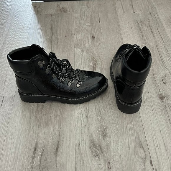 Aldo Black Patent Leather Booties - Picture 4 of 6